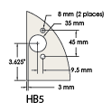 3.625in Pattern - HB5